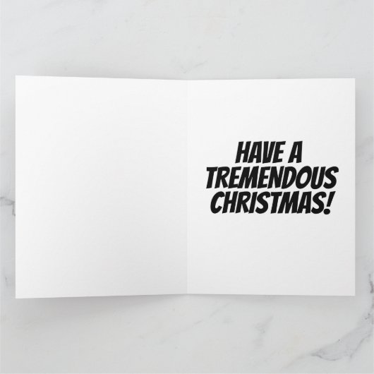 DONALD TRUMP GRAPPIG GROTE KERST KAARTEN KAART (Binnen)