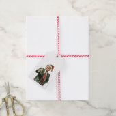 Donald Trump Grappig Kerstcadeau Label Cadeaulabel (Met Touw)