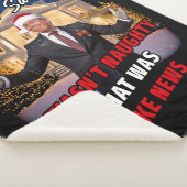 Donald Trump Grappige grap, Beste Kerstman, nepnie Sherpa Deken (3/4)