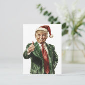 Donald Trump Grappige Kerst Kaart (Staand voorkant)