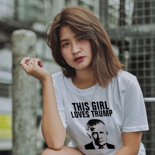 DONALD TRUMP grappige T-shirts, dames meisjes vrou T-shirt