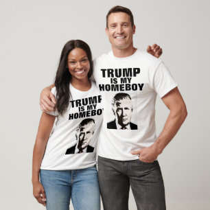 DONALD TRUMP grappige T-shirts, MIJN HOMEBOY T-shirt