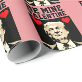 DONALD TRUMP GRAPPIGE VALENTIJN  CADEAUPAPIER (Rol Hoek)