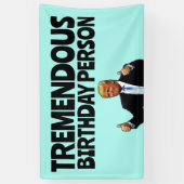 DONALD TRUMP GRAPPIGE VERJAARDAGSFEESTBANNER SPANDOEK (Verticaal)