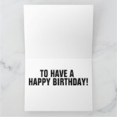 DONALD TRUMP GRAPPIGE VERJAARDAGSKAARTEN, OOM SAM KAART (Binnen)