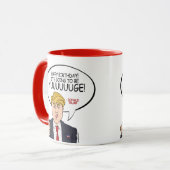 Donald Trump Greeting - Happy Birthday -.png Mok (Voorkant links)