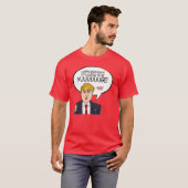 Donald Trump Greeting - Happy Birthday -.png T-shirt (Voorkant volledig)