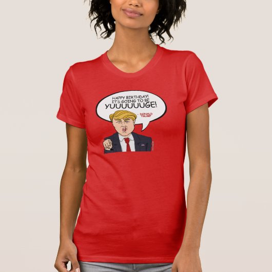 Donald Trump Groet - Gelukkige Verjaardag - PNG.nl T-shirt (Voorkant)