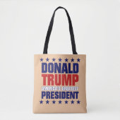 Donald Trump - GROOTSTE PRESIDENT VAN AMERIKA Tote Bag (Voorkant)