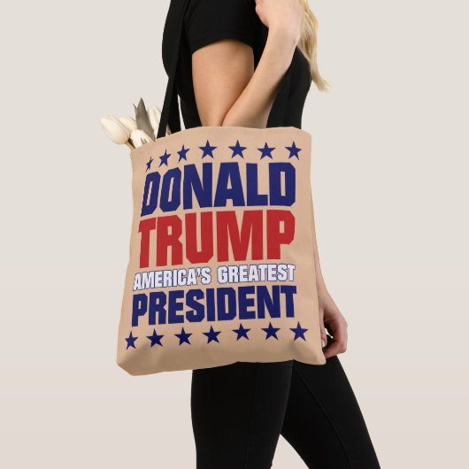 Donald Trump - GROOTSTE PRESIDENT VAN AMERIKA Tote Bag (Dichtbij)