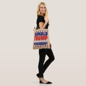 Donald Trump - GROOTSTE PRESIDENT VAN AMERIKA Tote Bag (Op model)