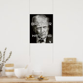 Donald Trump Grote Broer kijkt toe Poster (Keuken)