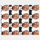 DONALD TRUMP GROTE FLEECE BLANKET (Voorkant (Horizontaal))