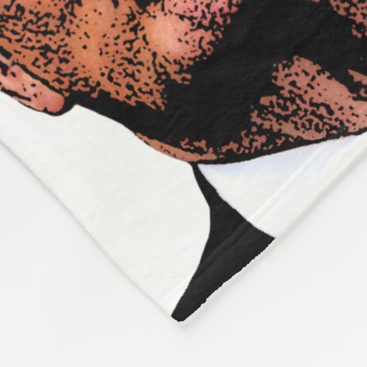 DONALD TRUMP GROTE FLEECE BLANKET DEKEN (Hoek)