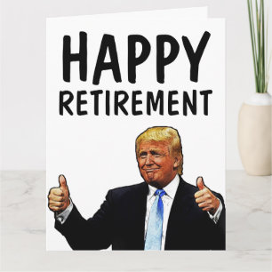 DONALD TRUMP GROTE OVERSIZED PENSIOENKAARTEN KAART