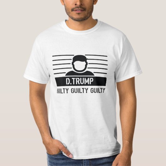 Donald Trump Guilty T-shirt (Voorkant)