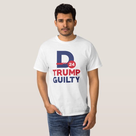 Donald Trump Guilty T-shirt (Voorkant volledig)