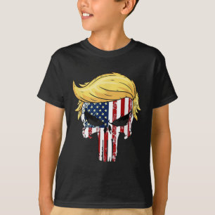 Donald Trump Haar President Schedel Neem Amerika T T-shirt
