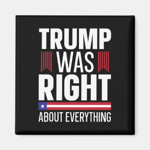 Donald Trump had over alles gelijk Magneet