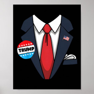 Donald Trump Halloween-kostuum pak voor peuter Ki Poster