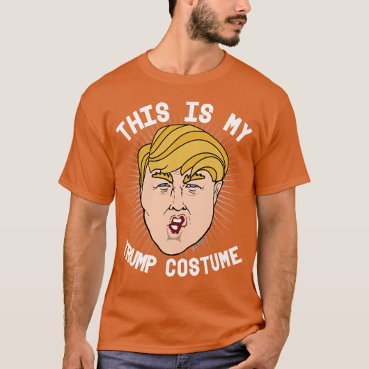 Donald Trump Halloween kostuum T-shirt (Voorkant)