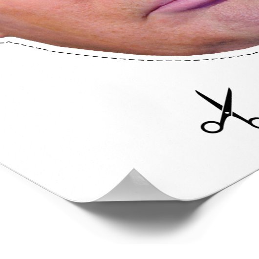 Donald Trump Halloween Mask Poster (Hoek)