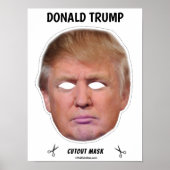 Donald Trump Halloween Mask Poster (Voorkant)