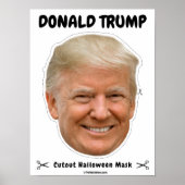 Donald Trump Halloween Mask Poster (Voorkant)