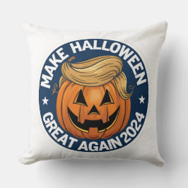 Donald Trump Halloween Pumpkin Sierkussen: Nieuw Kussen