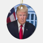 DONALD TRUMP HANDSOME PORTRAIT CHRISTMAS ORNAMENT (Links)