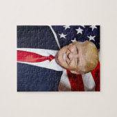DONALD TRUMP HANDSOME PORTRAIT-puzzel Legpuzzel (Horizontaal)