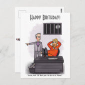 Donald Trump Happy Birthday Briefkaart (Voorkant / Achterkant)