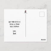 Donald Trump Happy Birthday Briefkaart (Achterkant)
