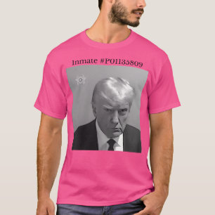 Donald Trump Headshot Fulton County Georgia Gevang T-shirt