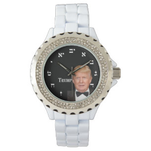 Donald Trump - Hebreeuwse cijfers Horloge