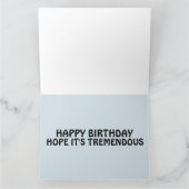 DONALD TRUMP HEEFT DE GRAPPIGE VERJAARDAG KAART OV (Binnen)