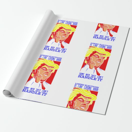 donald trump heeft de verkiezingen verloren cadeaupapier (Uitgerold)