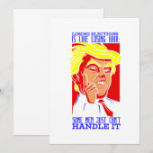 donald trump heeft de verkiezingen verloren kaart (Voorkant / Achterkant)