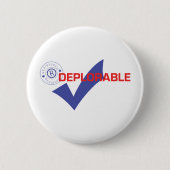 Donald Trump heeft deplorabele Button geregistreer (Voorkant)