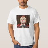 DONALD TRUMP HEEFT EEN ENGE CLOWN T-SHIRT (Voorkant)