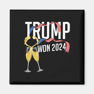 Donald Trump heeft in 2024 de Mannen van de inaugu Magneet