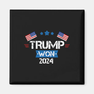 Donald Trump heeft in 2024 de Mannen van de inaugu Magneet