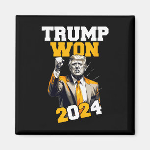 Donald Trump heeft in 2024 de Mannen van de inaugu Magneet