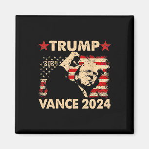 Donald Trump heeft in 2024 de Mannen van de inaugu Magneet