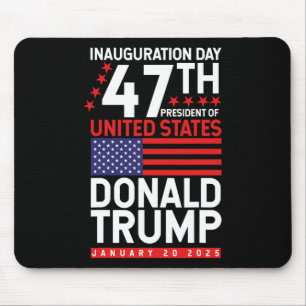 Donald Trump heeft in 2024 de Mannen van de inaugu Muismat