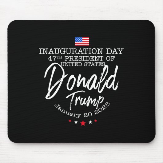 Donald Trump heeft in 2024 de Mannen van de inaugu Muismat (Voorkant)