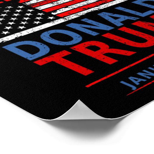 Donald Trump heeft in 2024 de Mannen van de inaugu Poster (Hoek)