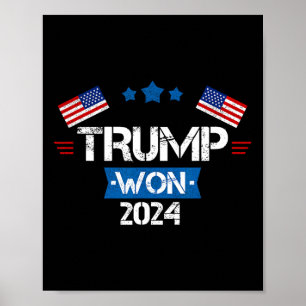 Donald Trump heeft in 2024 de Mannen van de inaugu Poster