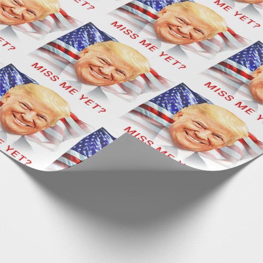 Donald Trump heeft me al mishandeld? Cadeaupapier (Hoek)