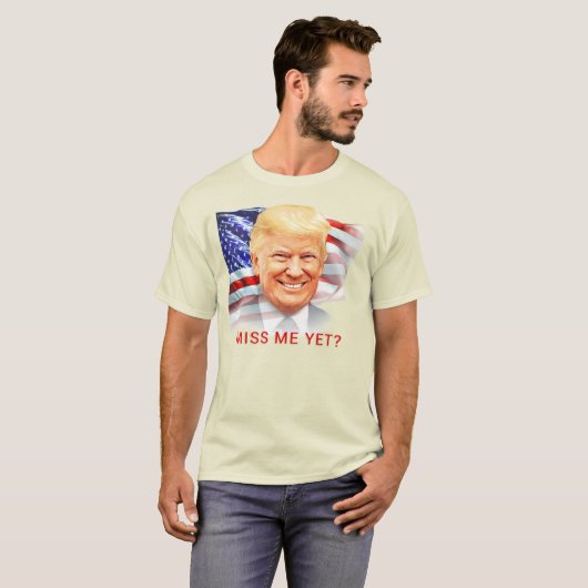 Donald Trump heeft me al mishandeld? T-shirt (Voorkant volledig)